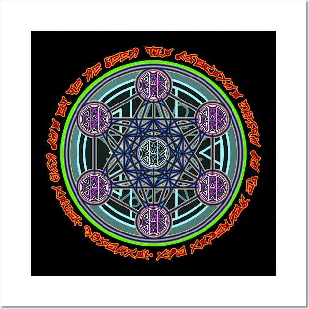 Bad Acid Cult - "Metatron's Cult" Wall Art by Blackreach Studios